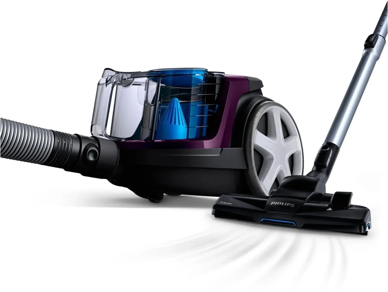 Пылесос Philips FC9333/09 900Вт фиолетовый/черный