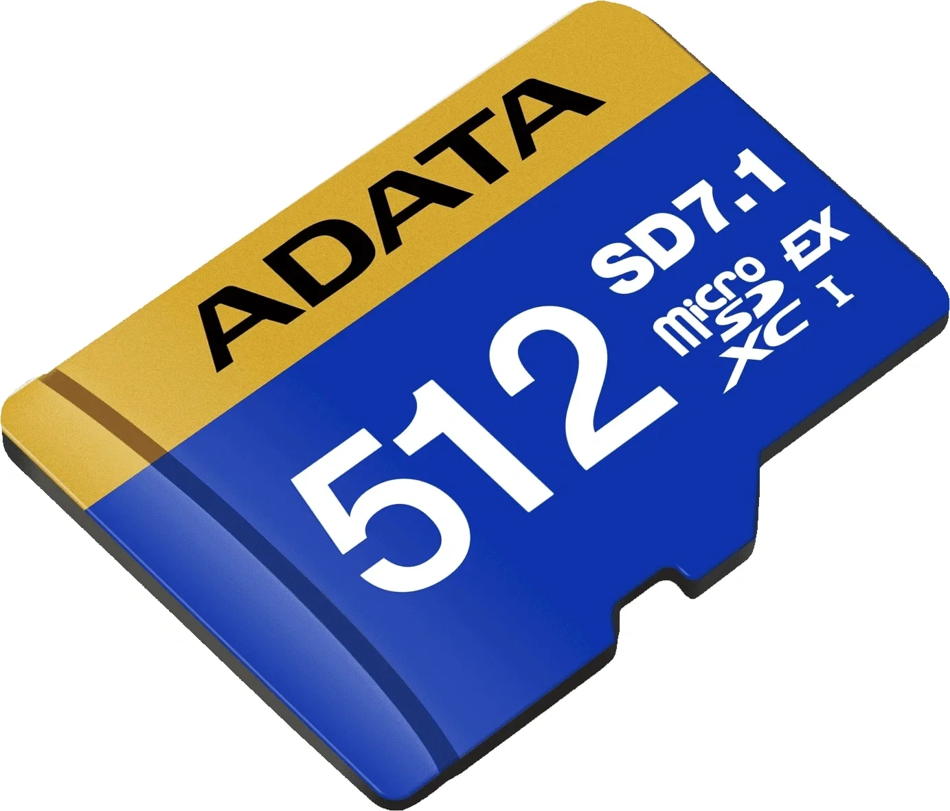 Карта памяти microSDXC 512GB ADATA Premier Extreme SD7.1 Express PCIe Gen3x1, UHS-I U3 / Class 10 / V30, 800/700 MB/s, SD-Express, Retail (UD512GEX3L1-C)