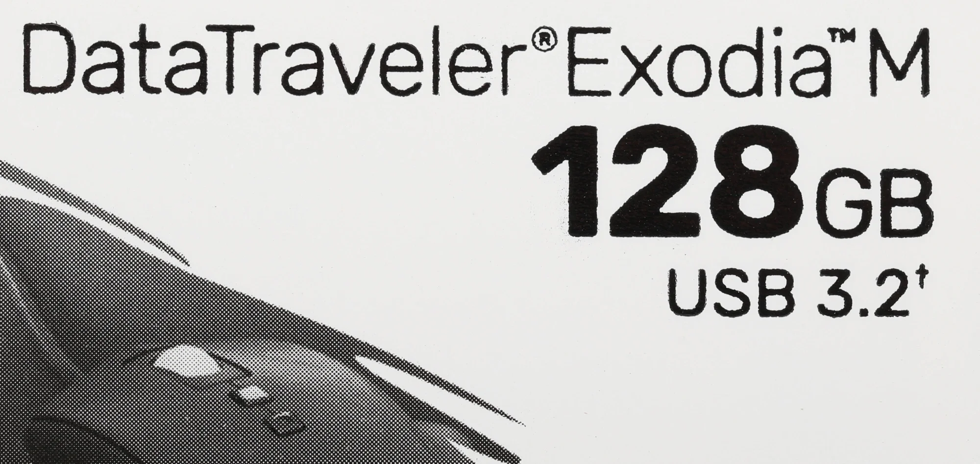 Флеш Диск Kingston 128GB DataTraveler Exodia M DTXM/128GB USB3.2 черный/красный