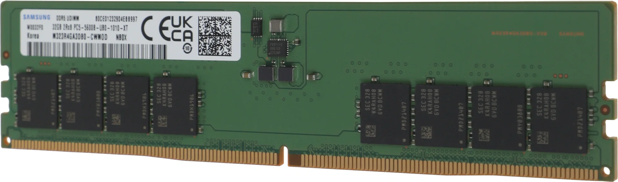 Память DDR5 32GB 5600MHz Samsung M323R4GA3DB0-CWM OEM PC5-44800 CL46 DIMM 288-pin 1.1В dual rank OEM