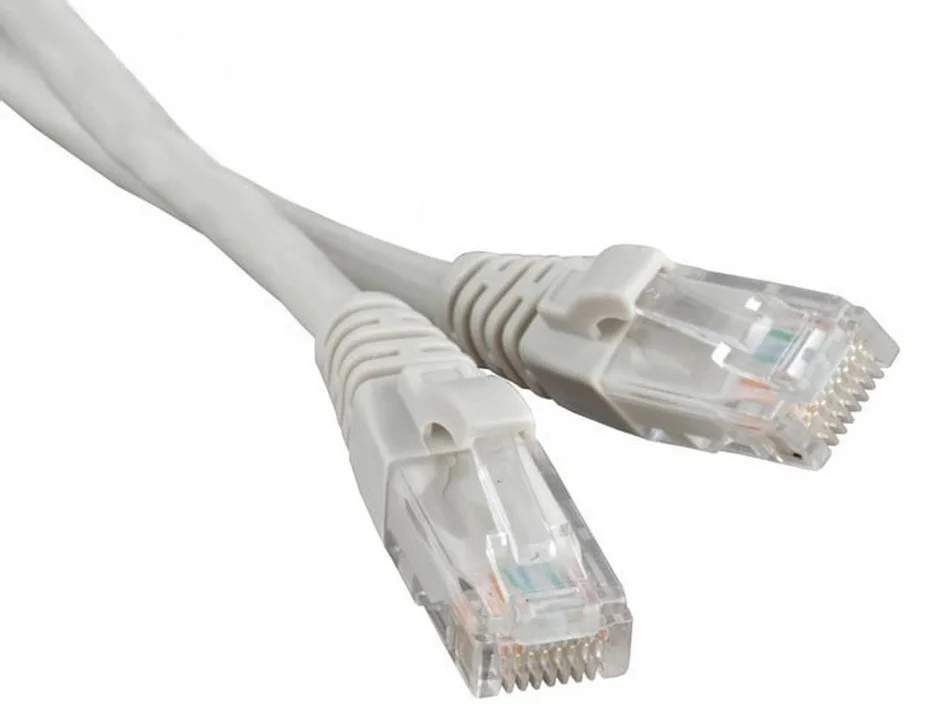 Патч-корд LANMASTER - TWT, FTP, кат. 5e, 2 x RJ-45, RJ-45 - RJ-45, ПВХ, серый, 7 м, с заливными колпачками, TWT-45-45-7.0/S-GY