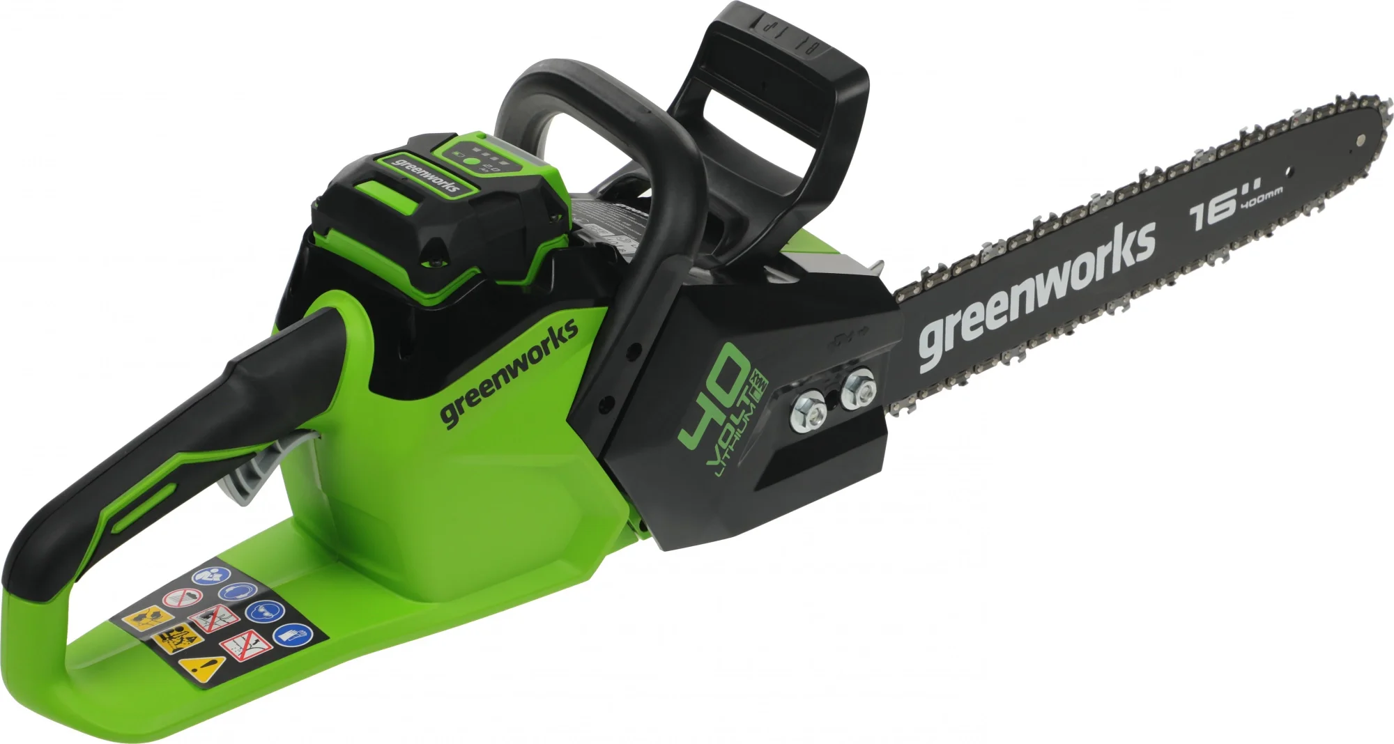 Пила цепная Greenworks 2005807UA, 40V, 40см, с АКБ 2Ач