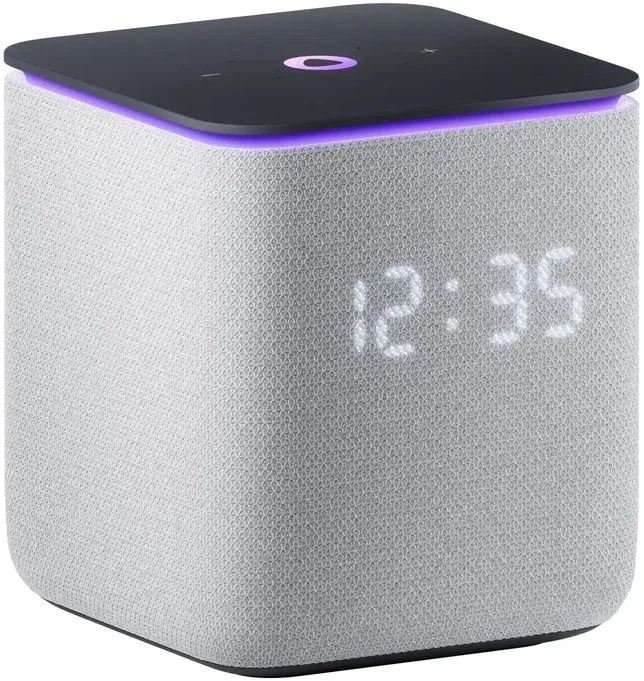 Умная колонка YNDX-00054GRY Яндекс Станция Миди, 24 Вт, Алиса, LED-экран, WiFi, Bluetooth, ZigBee, серый