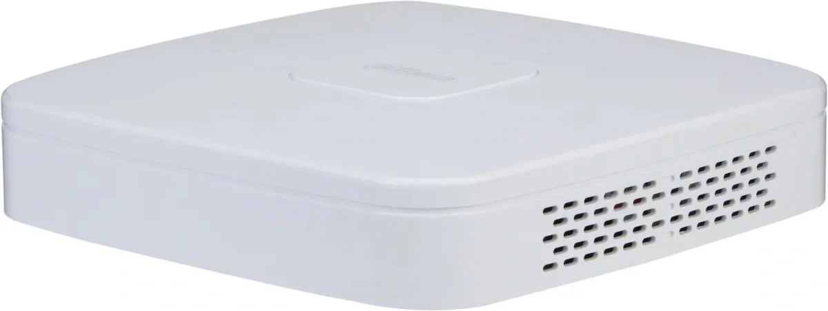 DHI-NVR2108-4KS3 8-канальный IP-видеорегистратор 4K и H.265+, ИИ. Входящий поток до 80Мбит/с; сжатие: H.265+, H.265, H.264+, H.264, MJPEG; разрешение записи до 12Мп; накопители: 1 SATA III до 20Тбайт; воспроизведение: 6кн@1080p, 1кн@12Мп; видеовыходы: 1 HDMI, 1 VGA; cеть: 1 RJ45 100Мбит/с; aудиовх/вых: 1/1; питание: 12В(DC); видеоаналитика (4 кн): SMD Plus; видеоаналитика с камер (4 кн): охрана периметра, SMD.