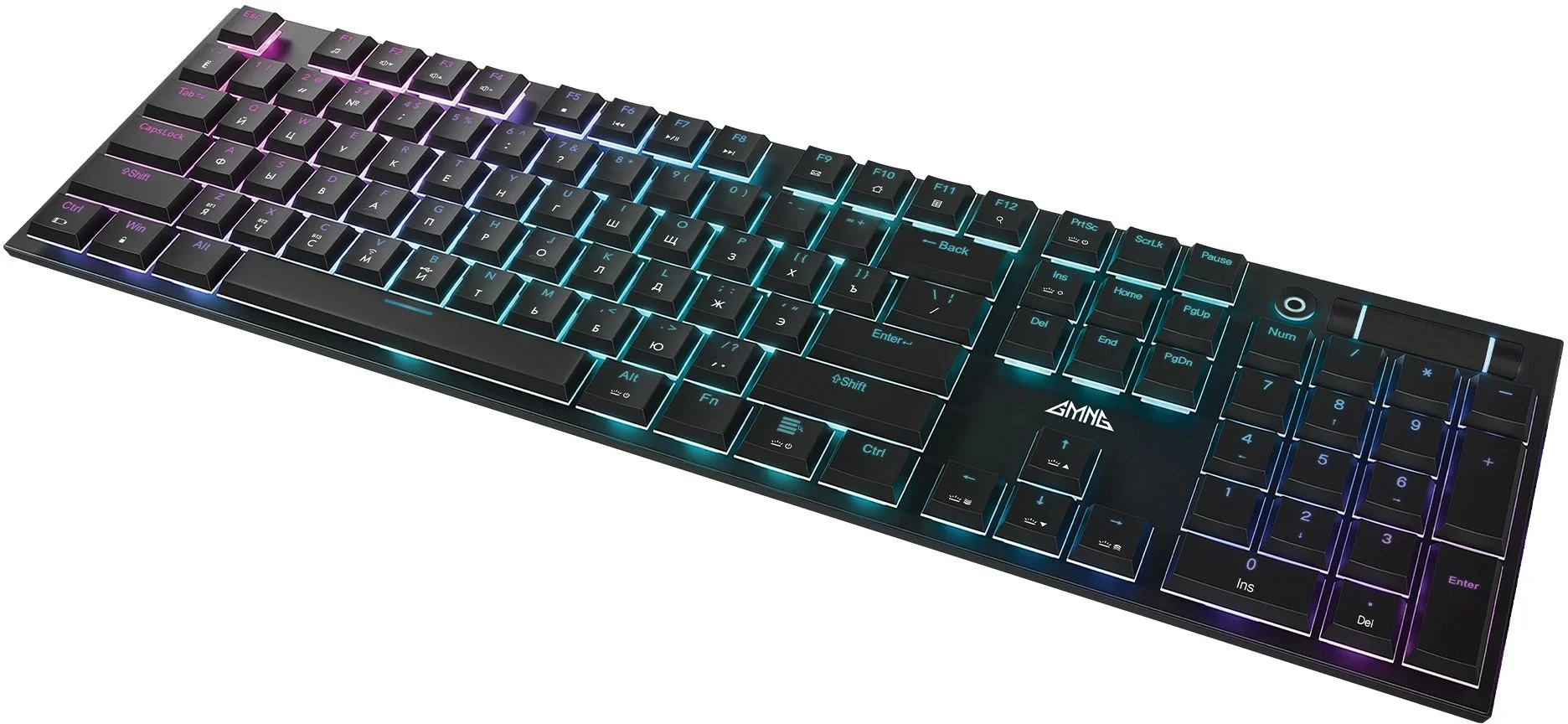 Клавиатура GMNG GG-KB783XPW механическая черный USB беспроводная BT/Radio Multimedia for gamer LED (1910520) кабель 1.8м