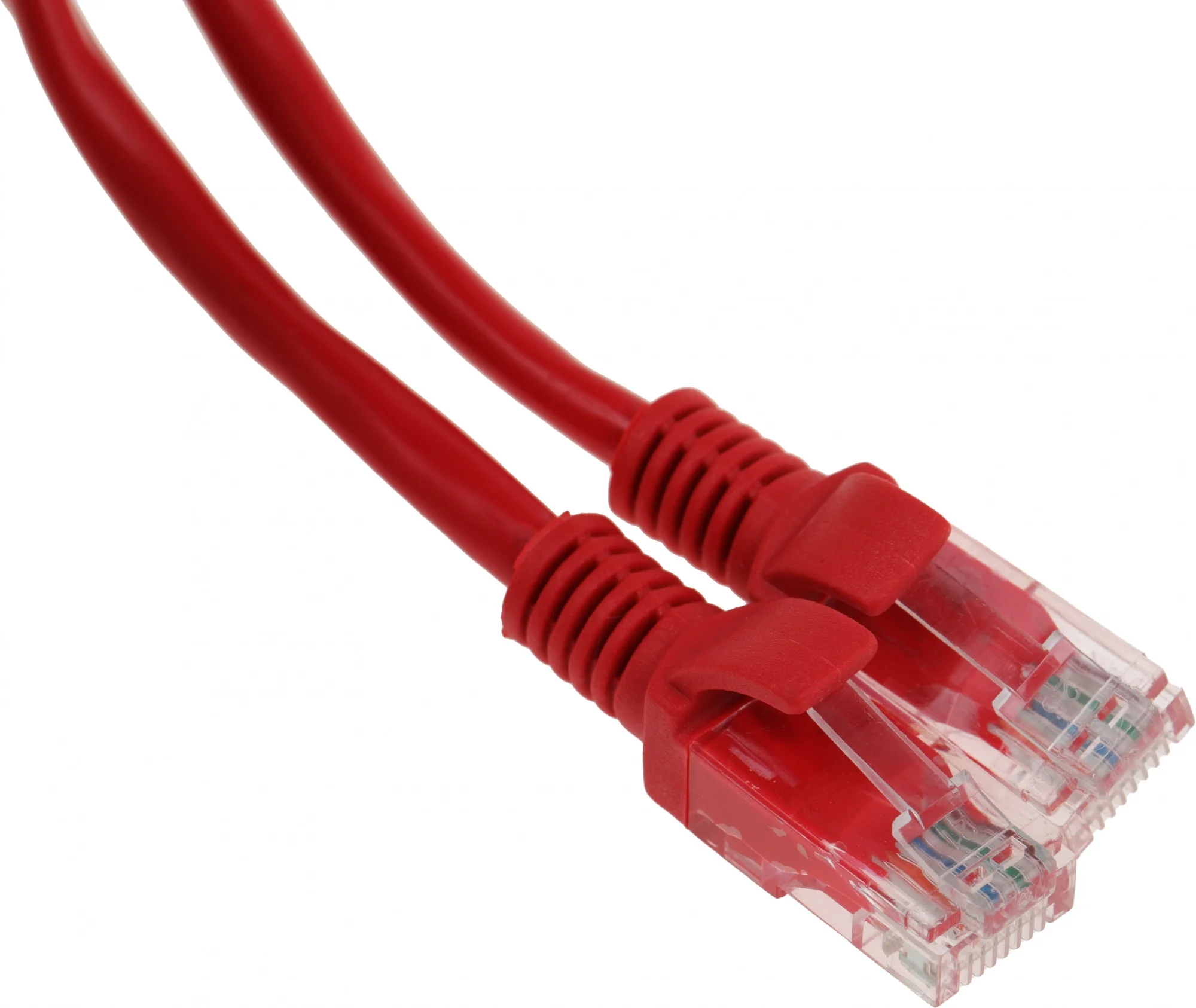 Патч-корд Premier PP12-1M/R 1000Гбит/с UTP 4 пары cat.5E CCA molded 1м красный  RJ-45 (m)-RJ-45 (m)