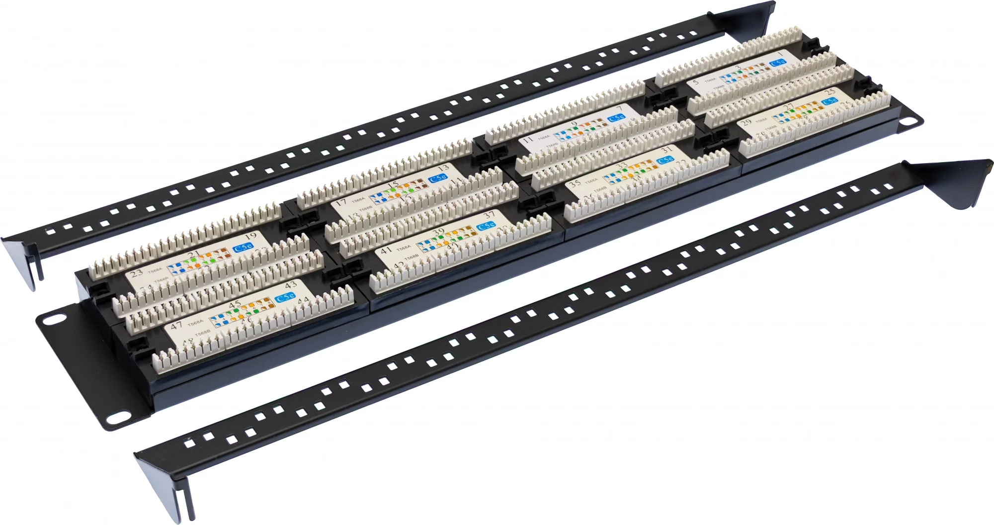 Патч-панель Suprlan 10-0405, 48 портов, Cat.5e, UTP, 2U