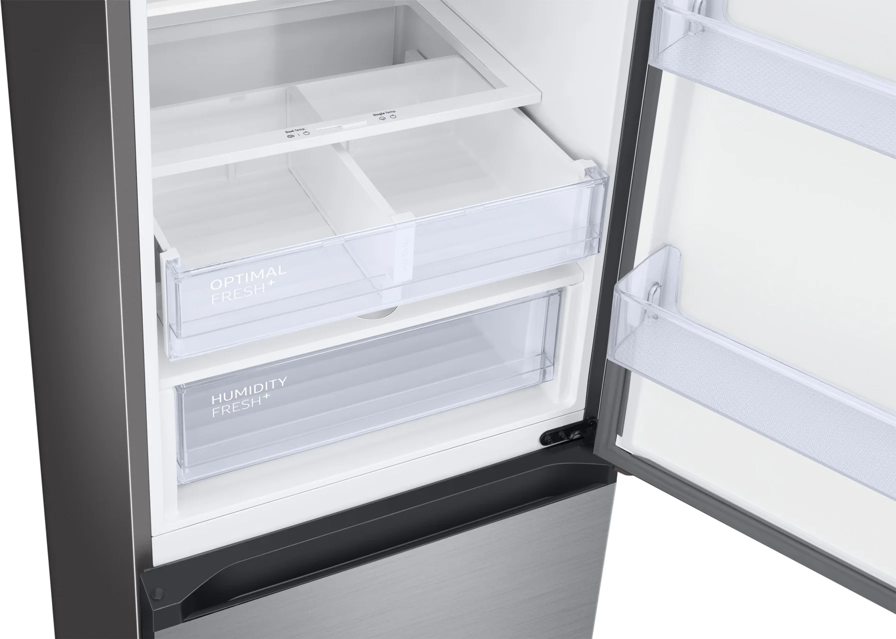 Холодильник Samsung RB38C6B3ES9/EF нержавеющая сталь двухкамерный 276/114 л морозилка снизу, No Frost