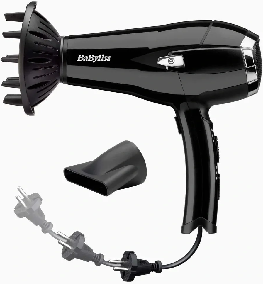 Фен Babyliss  D374DE 2000Вт черный