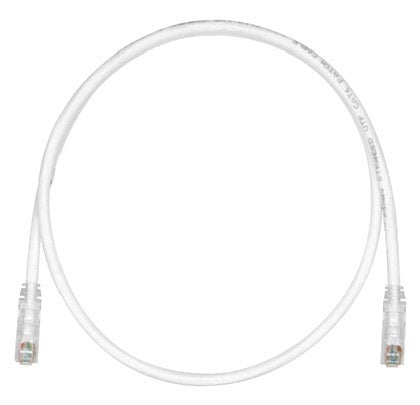 Патч-корд TX6 PLUS UTP, Cat.6, с модульными разъёмами TX6 на обоих концах, 5 м, белый PANDUIT
