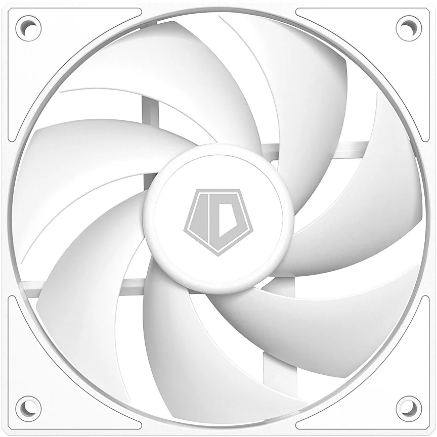 Корпусный вентилятор ID-Cooling - AF-125-W, 120 мм, 4-pin, 2000rpm, цвет белый, AF-125-W