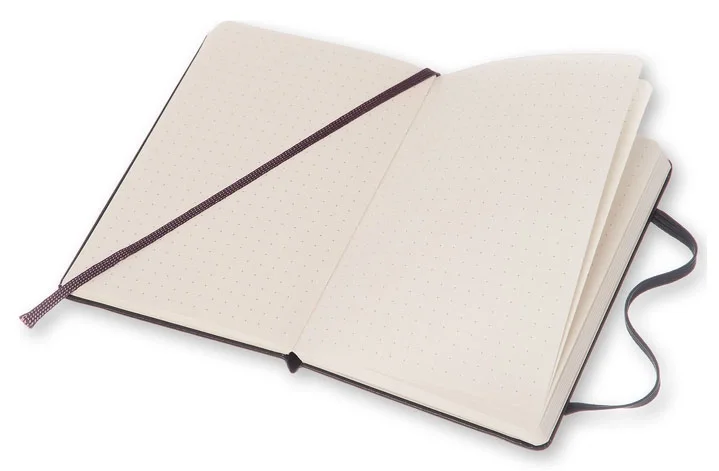 Блокнот Moleskine CLASSIC QP066 Large 130х210мм 240стр. пунктир  твердая обложка черный