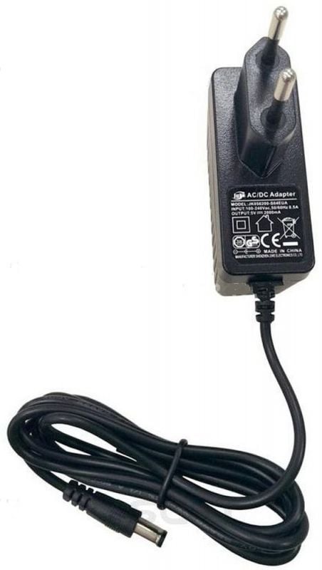 Блок питания OSNOVO SWP052000 (DC5V/10W) (сетевой адаптер) DC5V, 2A (10Вт макс.), AC100-240V.  Штекер  2.5x5.5мм