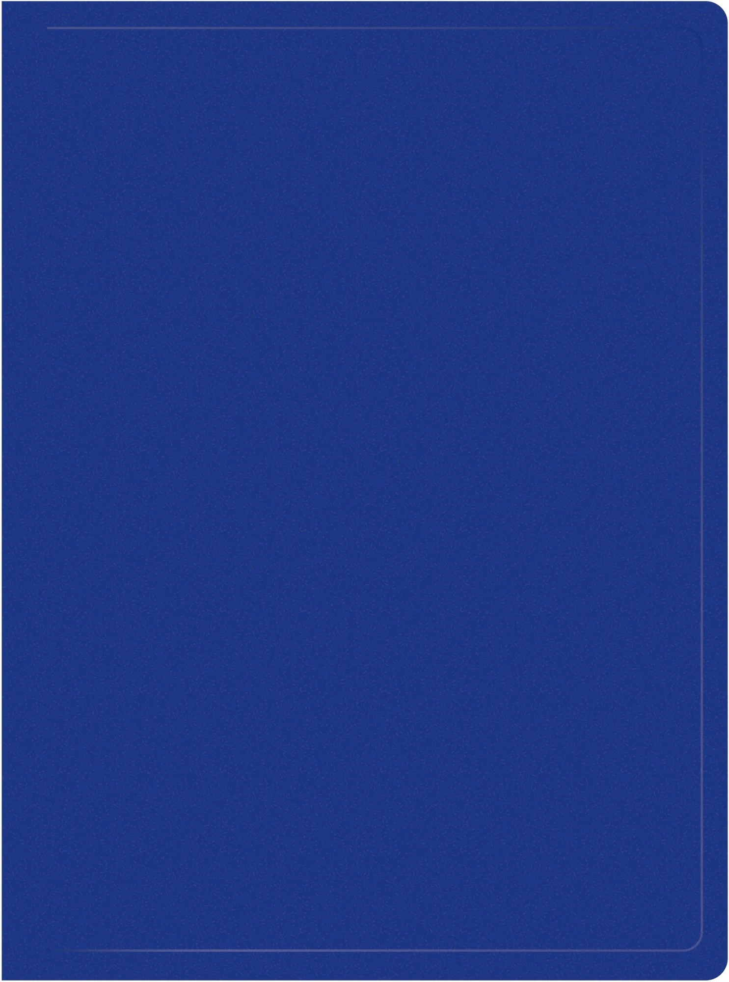 Папка с 30 прозр.вклад. Silwerhof SE-V30BLU A4 пластик 0.5мм синий