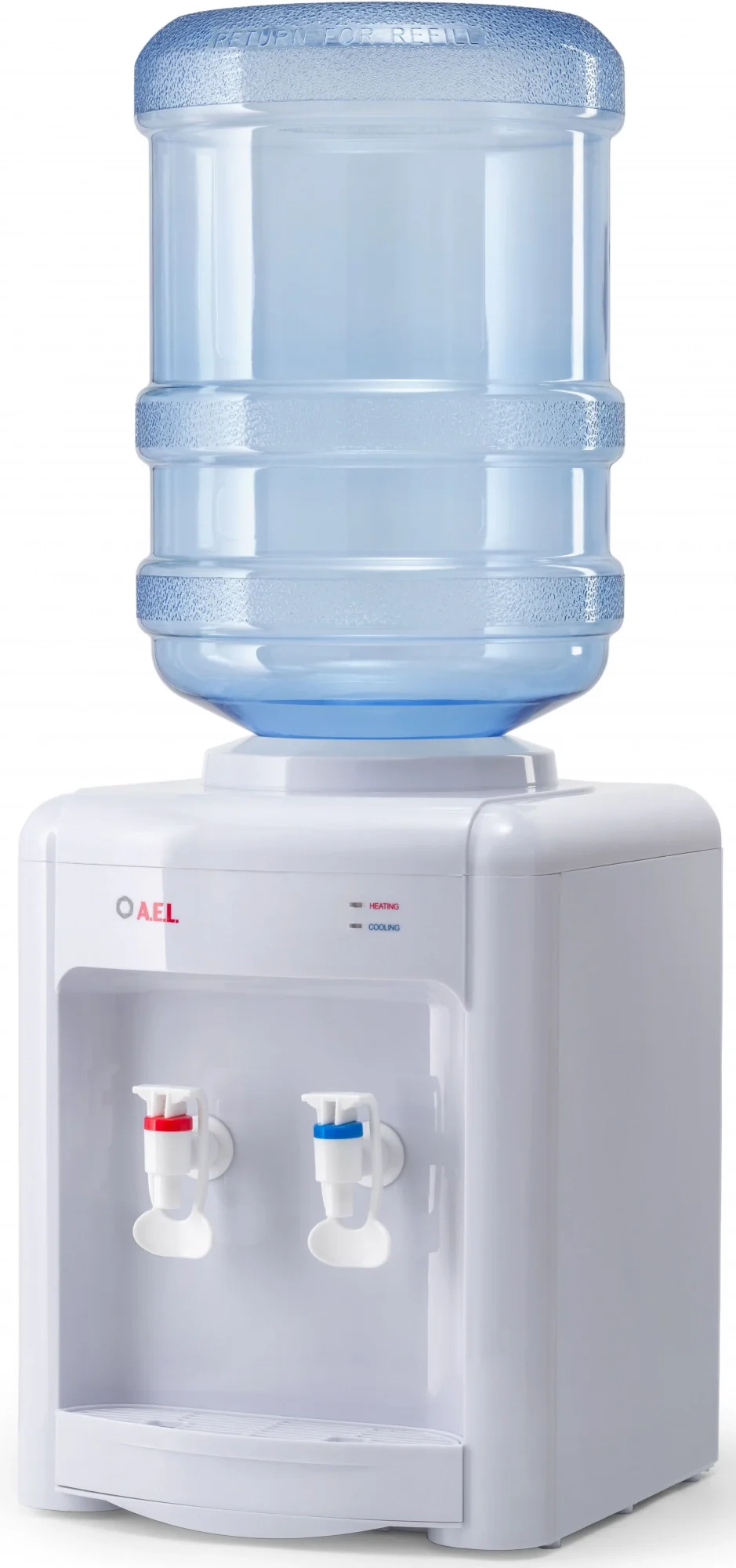 AEL Кулер TD-AEL-340 v.2 настольный электронный белый