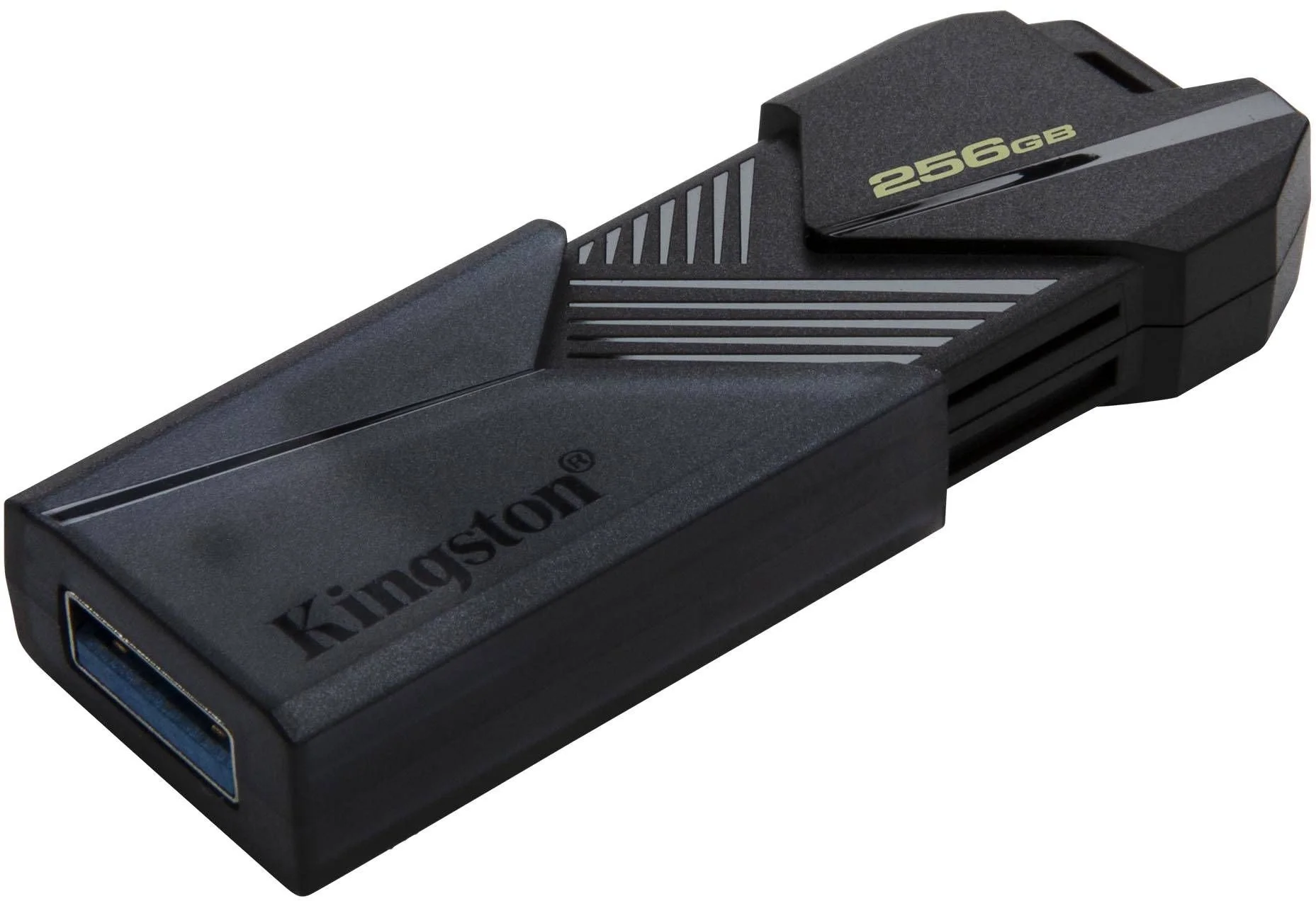 Флешка USB Kingston DataTraveler Exodia Onyx (DTXON/256Gb), 256Gb, USB 3.2 Gen 1, R/W 200/60, черный