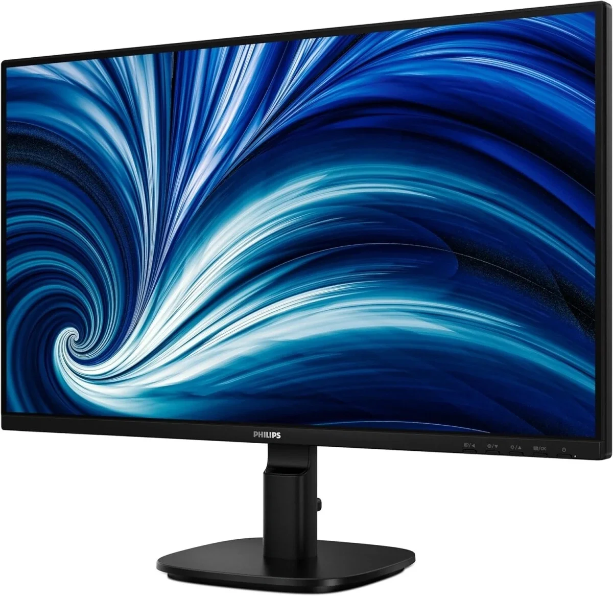 Монитор 23.8" PHILIPS 24B2N2200 черный (IPS, 1920x1080, 300 cd/m?, 4 мс, 120 Гц, 178°/178°, 1500:1 (динамическая), HDMI, DisplayPort, Микрофон) 24B2N2200