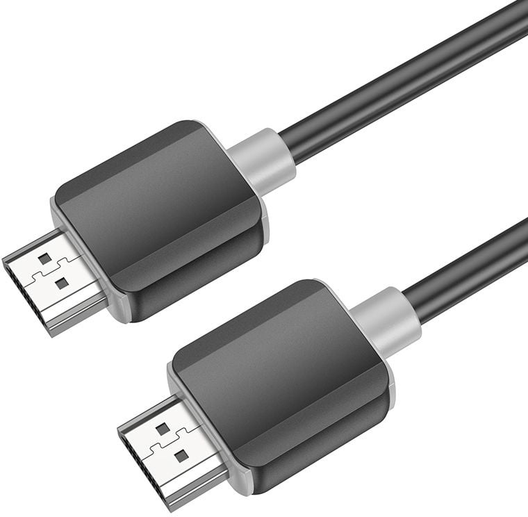 Видео кабель HOCO - US08, HDMI (M) -> HDMI (M), HDMI 2.0, 2 м, цвет чёрный, US08