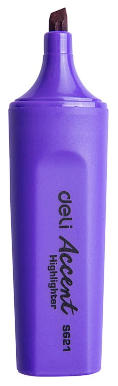 Текстовыделитель Deli ES621violet Delight, скошенный пишущий наконечник, 1-5мм, фиолетовый