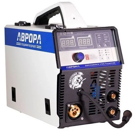 Сварочный полуавтомат АВРОРА 33825, MIG-MAG/MMA/TIG, 200А, инвертор