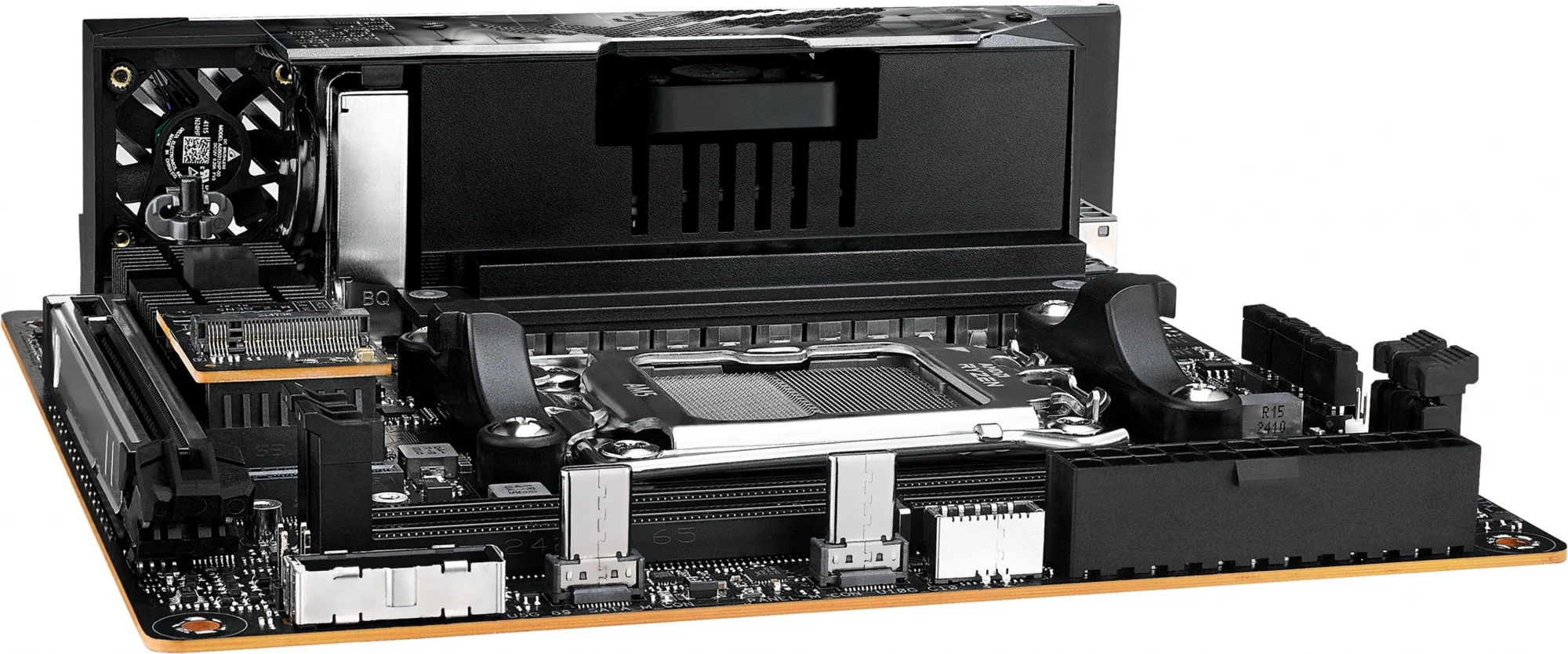 Материнская плата Asus ROG STRIX X870-I GAMING WIFI Socket AM5 AMD X870 2xDDR5 mini-ITX AC`97 8ch(7.1) 2.5Gg RAID+HDMI