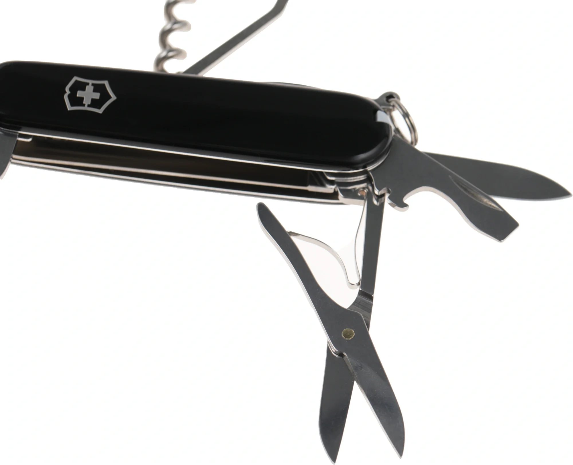 Нож перочинный Victorinox Huntsman (1.3713.3) 91мм 15функций черный карт.коробка