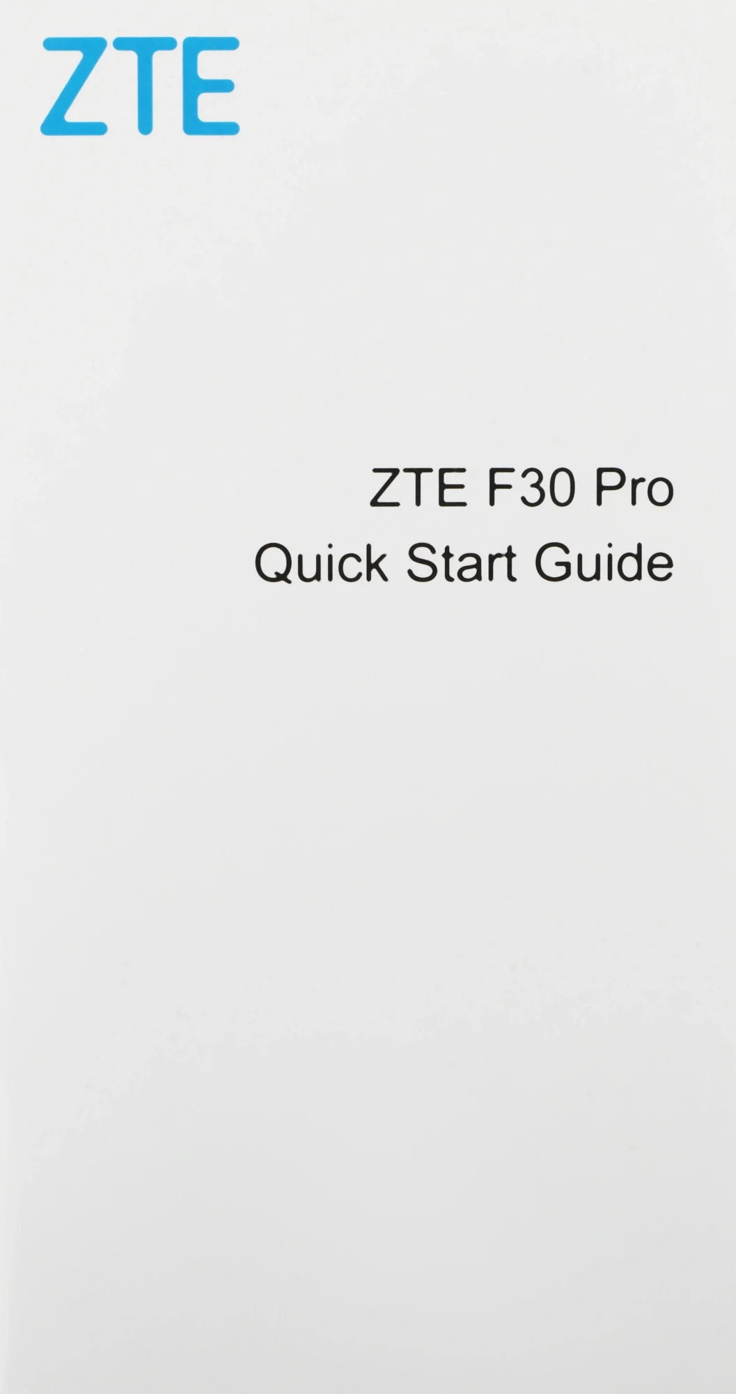 Модем 3G/4G ZTE F30Pro USB Wi-Fi VPN Firewall +Router внешний черный