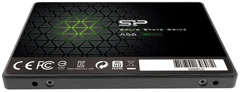 Твердотельный диск 128GB Silicon Power A56, 2.5", SATA III [R/W - 560/530 MB/s] TLC, Phison