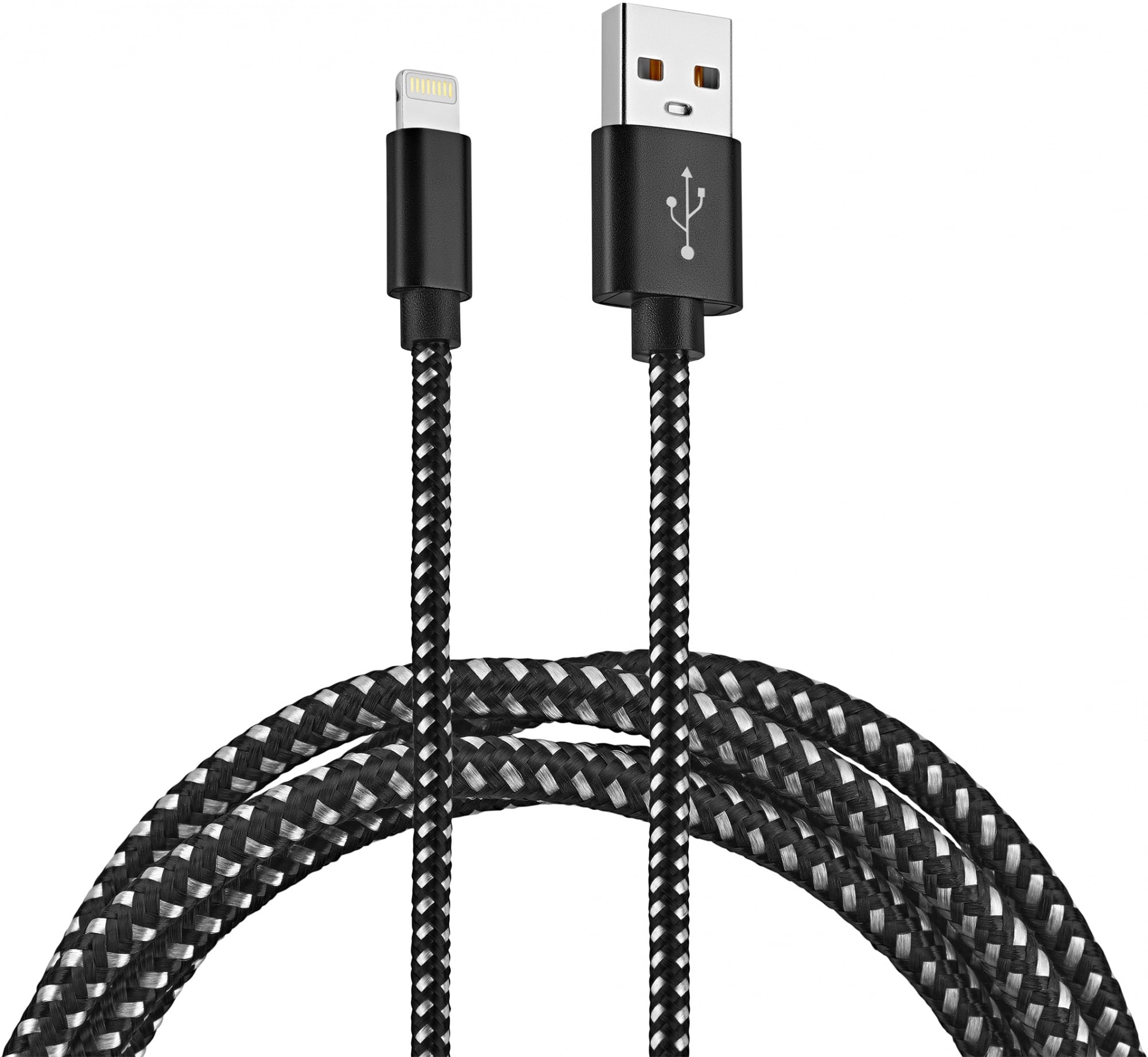 Кабель Buro Braided BHP RET LGHT-B-BR USB A(m) Lightning (m) 1м черный