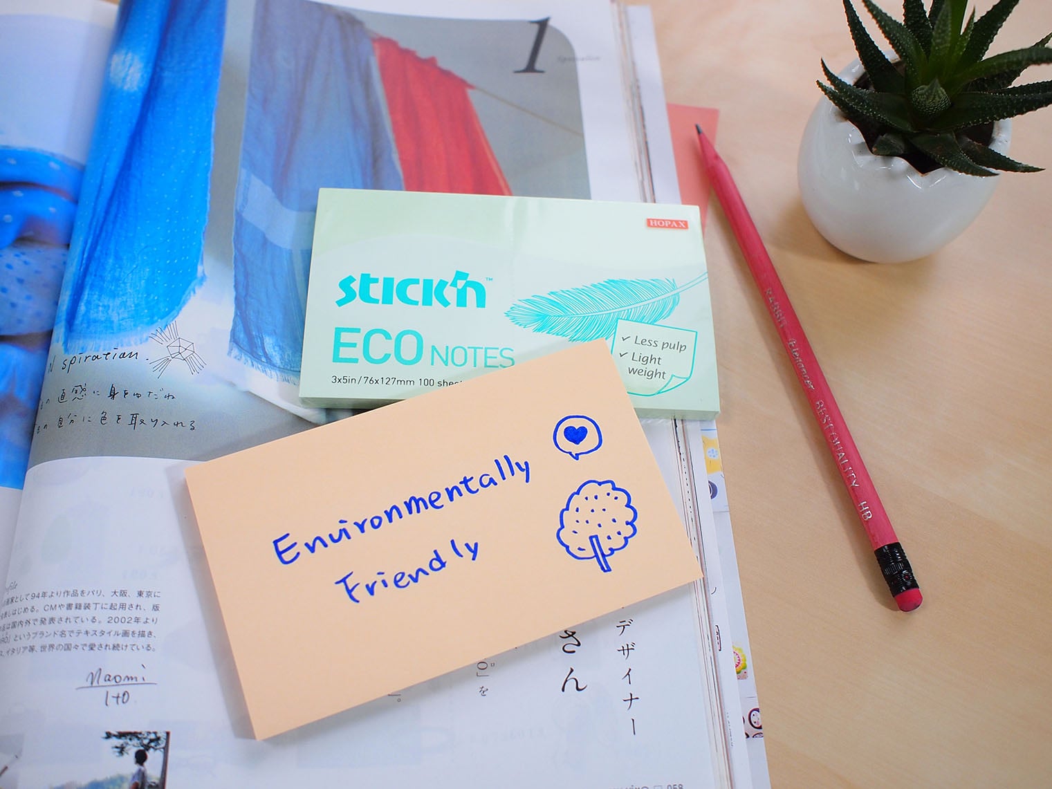 Блок самоклеящийся бумажный Stick`n ECO 21747 76x76мм 100лист. 60г/м2 пастель голубой