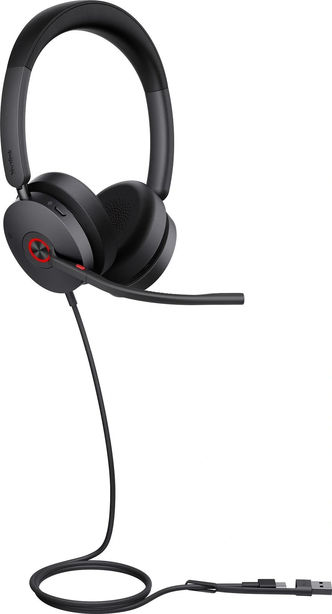 Гарнитура YEALINK UH48 Dual UC USB-C/A, Проводная, HD звук, Шумоподавление ANC, LED-индикатор, USB-C/A, шт