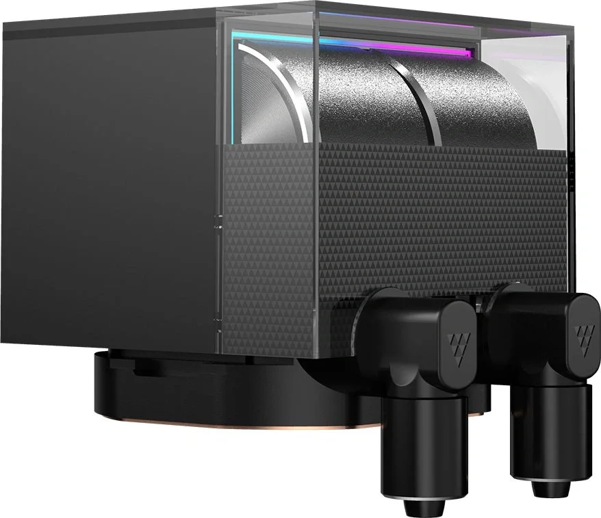 Система водяного охлаждения PcCooler DS360 Display ARGB Soc-AM5/AM4/1200/1700/1851 черный 4-pin 39.8dB Al LCD 310W Ret (DS360-BKNWXY-GL)