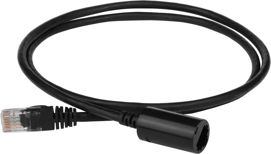 Удлинитель патч-корда Lanmaster LAN-PCEXT/U5E-2.0-GY UTP кат.5E, розетка RJ45 - вилка RJ-45, 2.0  м,  серый