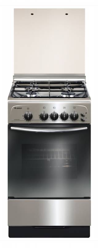 Плита газовая Gefest ПГ 3200-06 К62 серебристый, конфорок 4 шт, духовка 42 л, 50 см x 85 см x 57 см