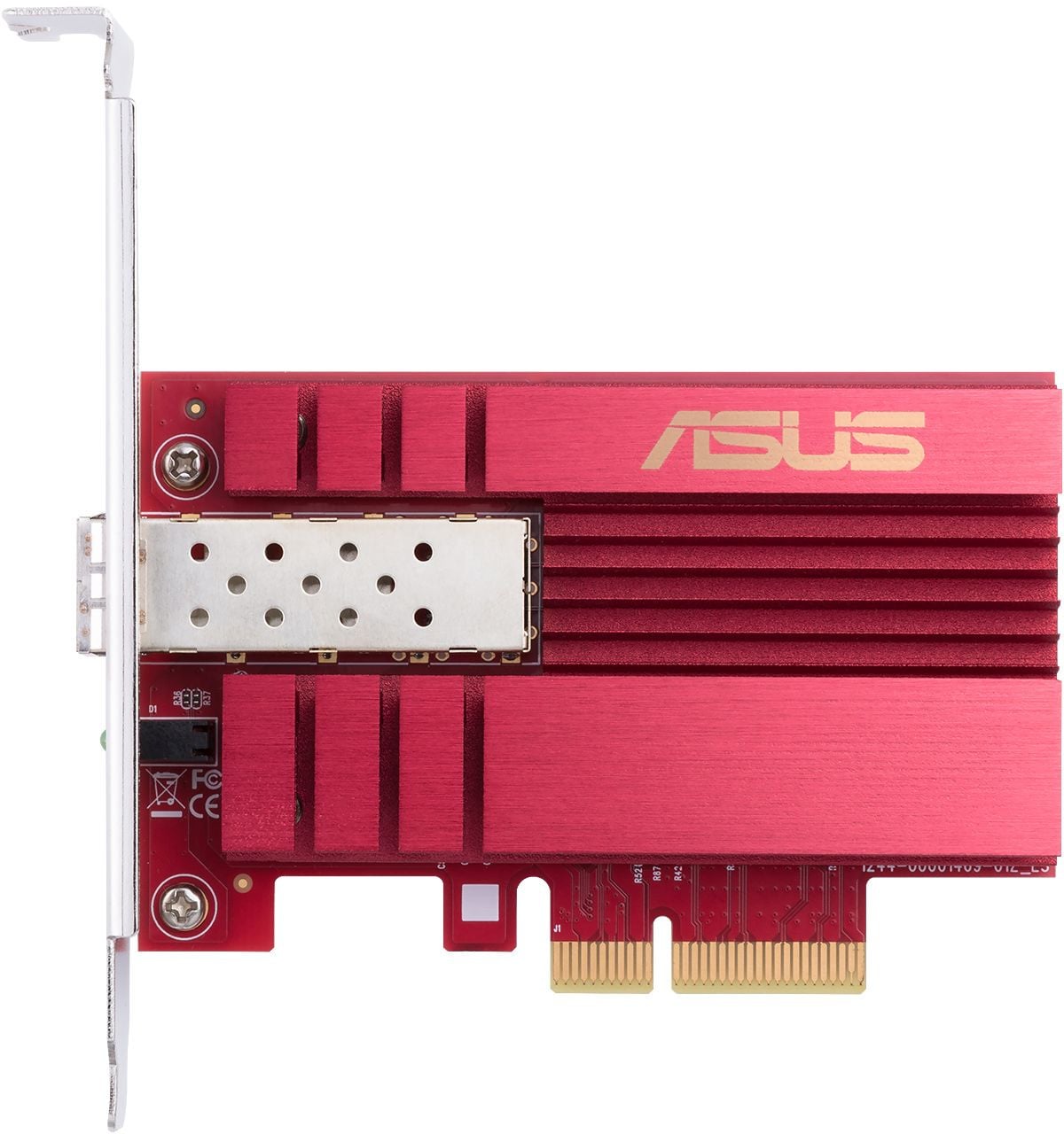 Сетевой адаптер PCIe ASUS XG-C100F, 10G PCIe Network Adapter SFP+ port for Optical Fiber Transmission and DAC cable