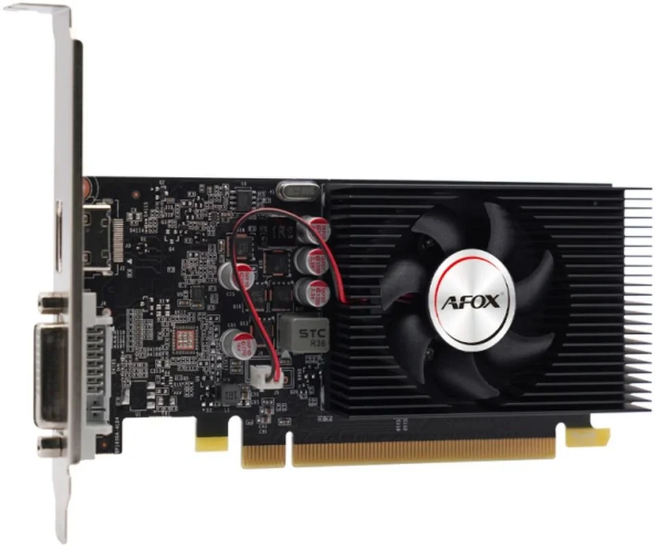 Видеокарта Afox PCI-E 3.0 AF1030-4096D4L2 NVIDIA GeForce GT 1030 4Gb 64bit DDR4 1152/2100 DVIx1 HDMIx1 Ret low profile