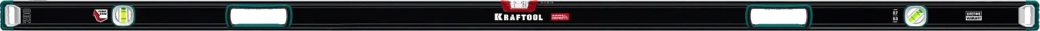 KRAFTOOL A-RATE CONTROL, 2000 мм, точность 0.3 мм/м, с инновац зеркальным глазком, сверхпрочный  уровень  (34986-200)