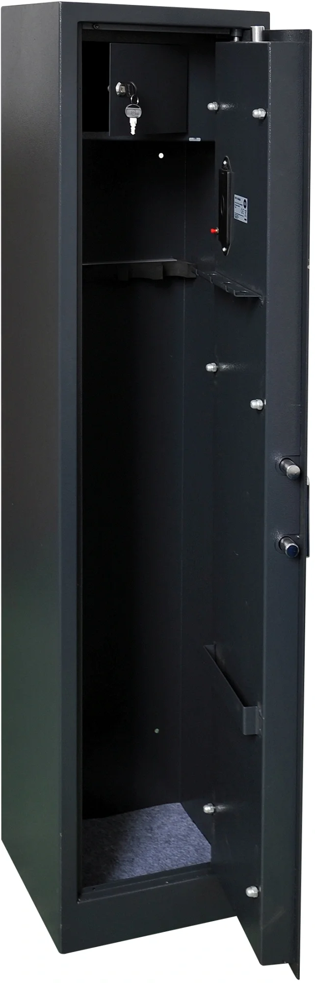 Сейф оружейный Cactus CS-SF-GK145 взломостойкий 1450x350x300мм электронный/ключевой трейзер