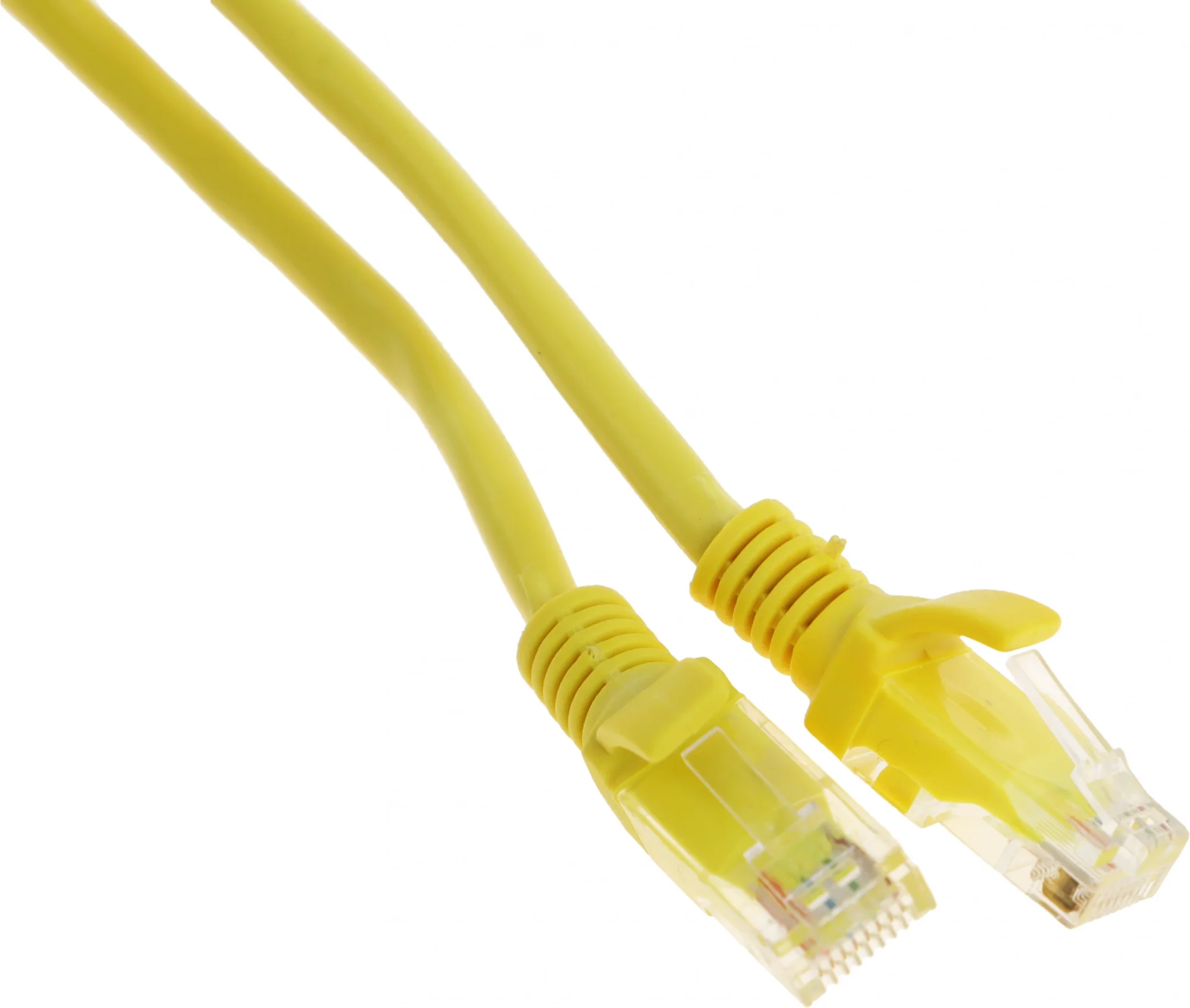 Патч-корд Premier PP12-2M/Y 1000Гбит/с UTP 4 пары cat.5E CCA molded 2м желтый  RJ-45 (m)-RJ-45 (m)