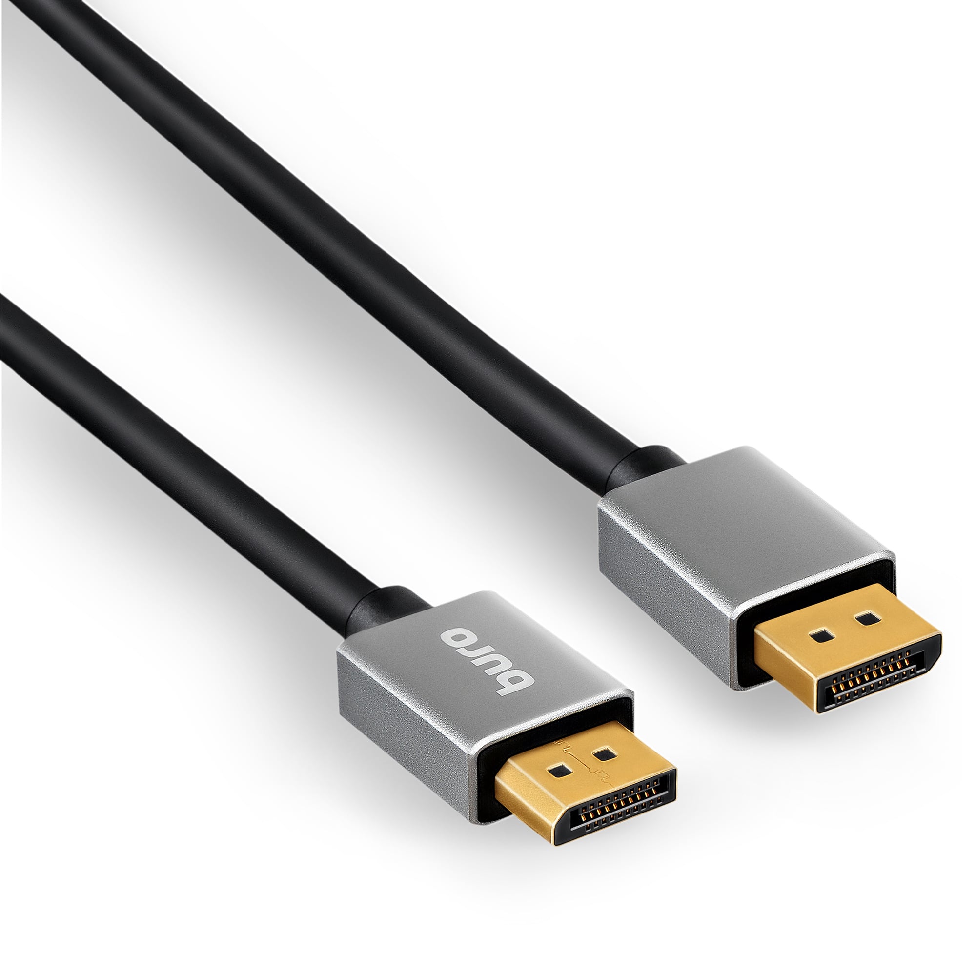 Видео кабель BURO - BHP-DPP-1.4, DisplayPort (M) -> DisplayPort (M), DisplayPort 1.4, 10 м, цвет чёрный, BHP-DPP-1.4-10G