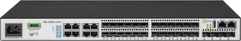 Коммутатор SNR SNR-S2995G-24FX (L3) 8x1Гбит/с 8xКомбо(1000BASE-T/SFP) 16SFP 4SFP+ управляемый