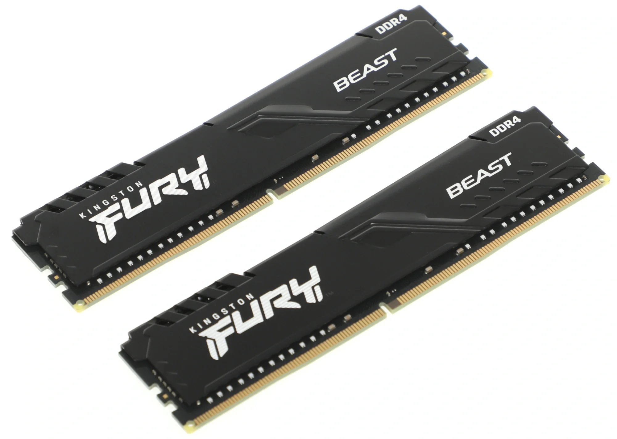 Модуль памяти Kingston FURY Beast Black Gaming Memory KF432C16BBK2/64 64GB DDR4 3200 DIMM Non-ECC, CL16, 1.35V, 2Gx8 Кит 2х32 , RTL {25} (319804)