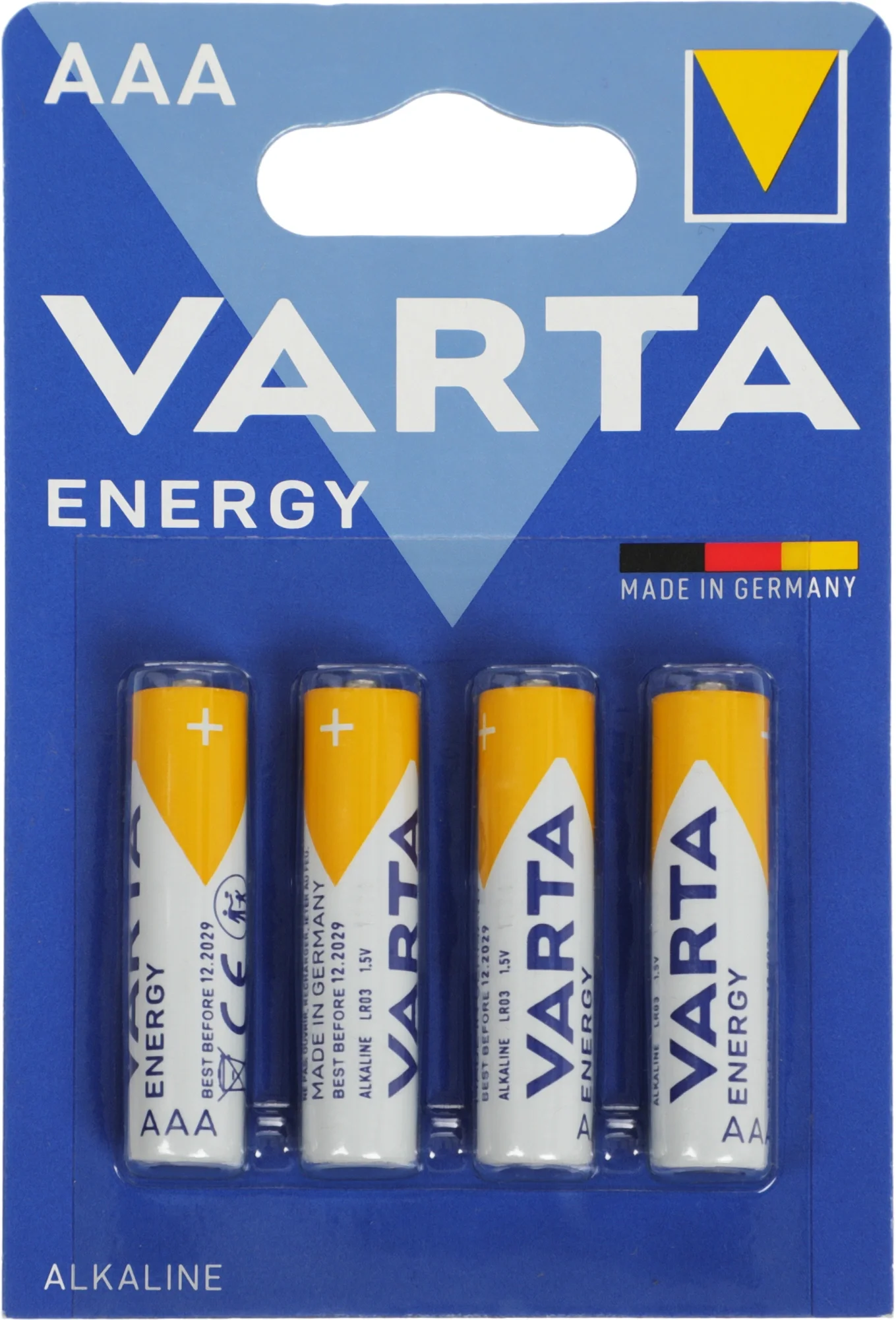 Батарейка Varta 04103213414, LR03 AAA, 1.5V, Alkaline