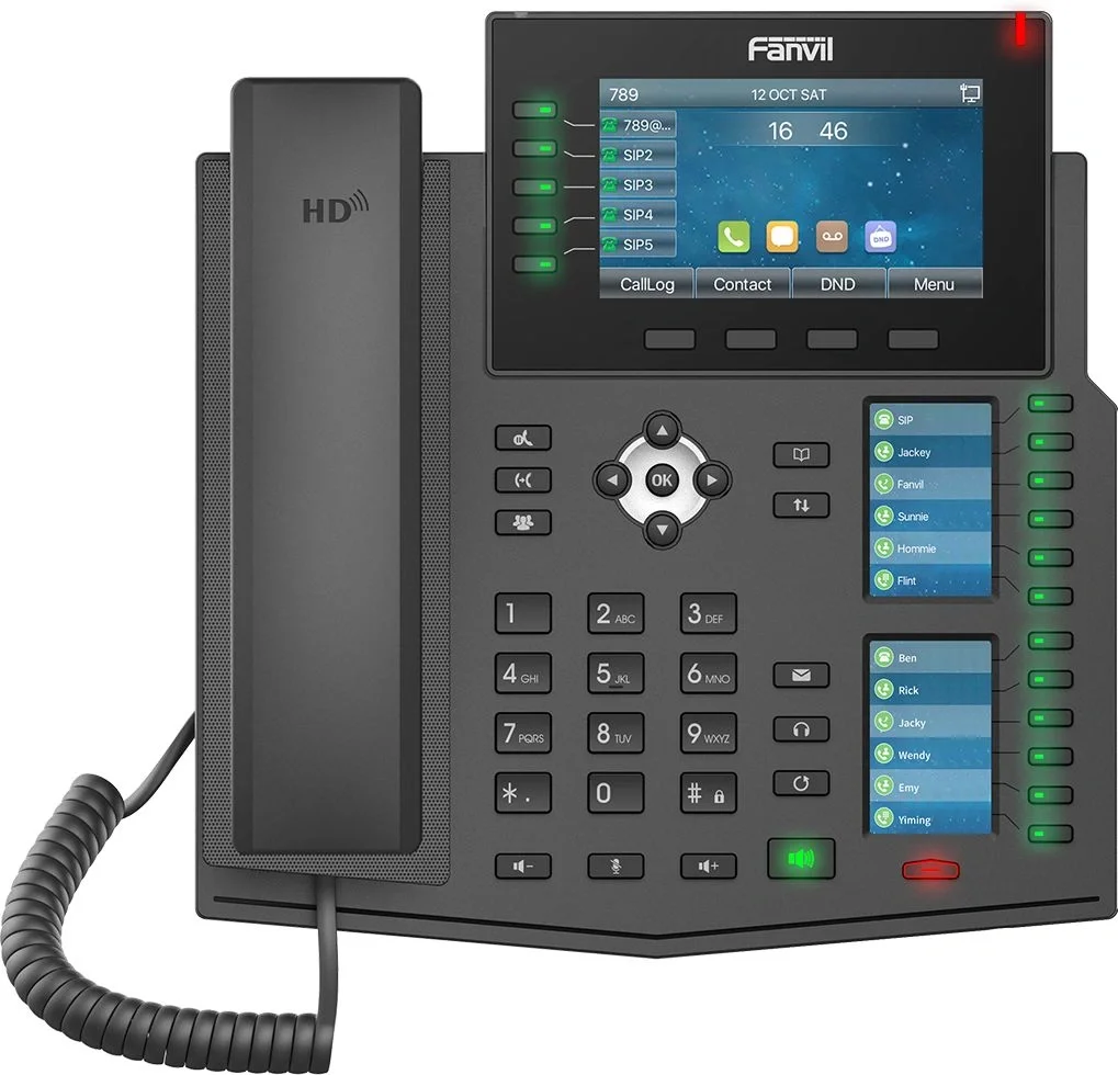 IP-телефон Fanvil X6U V2, черный