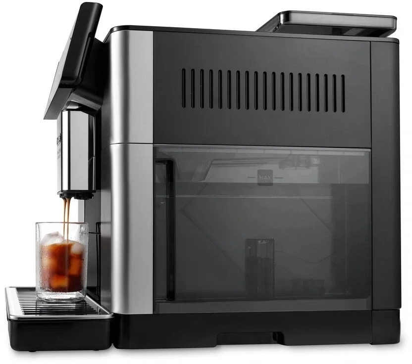 Кофемашина Delonghi Primadonna Aromatic ECAM630.55.SM 1450Вт черный/серебристый