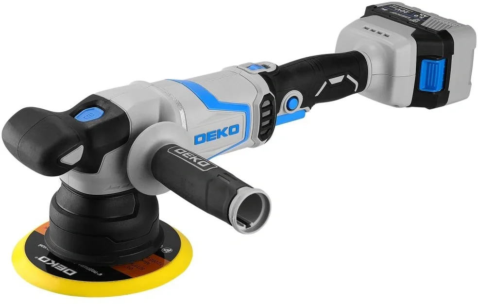 Эксцентриковая шлифмашина Deko DKCP20DA PRO D150мм  аккум. жестк.кейс (085-1066)