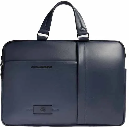 CA6026W137/BLU Деловая сумка мужская Piquadro Russel  с отделением для ноутбука  15.6" синяя натур.кожа