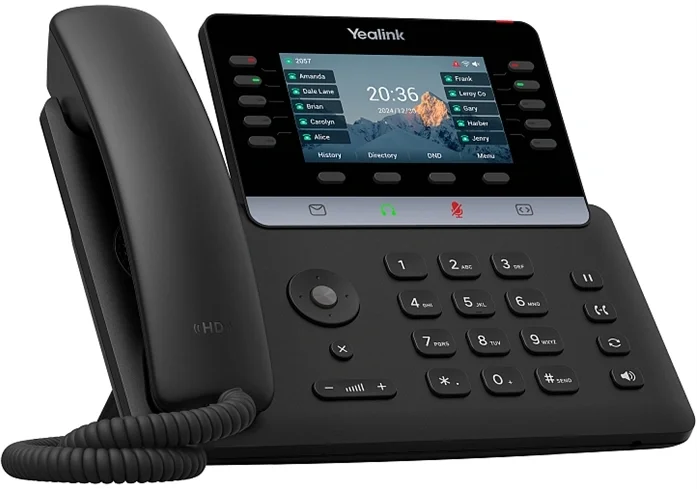 IP-телефон Yealink SIP-T74W, 16 аккаунтов, Wi-Fi, PoE, GigE