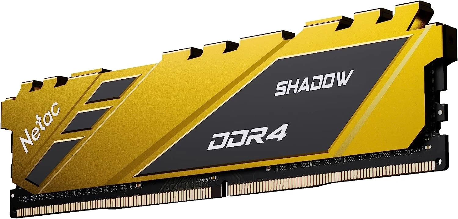 Память DDR4 8GB 3200MHz Netac NTSDD4P32SP-08Y Shadow RTL Gaming PC4-25600 CL16 DIMM 288-pin 1.35В с радиатором Ret