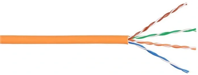 LAN-5EFTP-PT-LSZH-OR Кабель витая пара Lanmaster FTP 4 пар. кат. 5е многожильный D 051 AWG26 LSZH 1м (бухта 305м) внутренний цвет: оранжевый